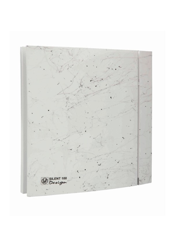 Ventilator de extracție pentru baie Soler & Palau Silent 100 CZ Marble White Design 4C