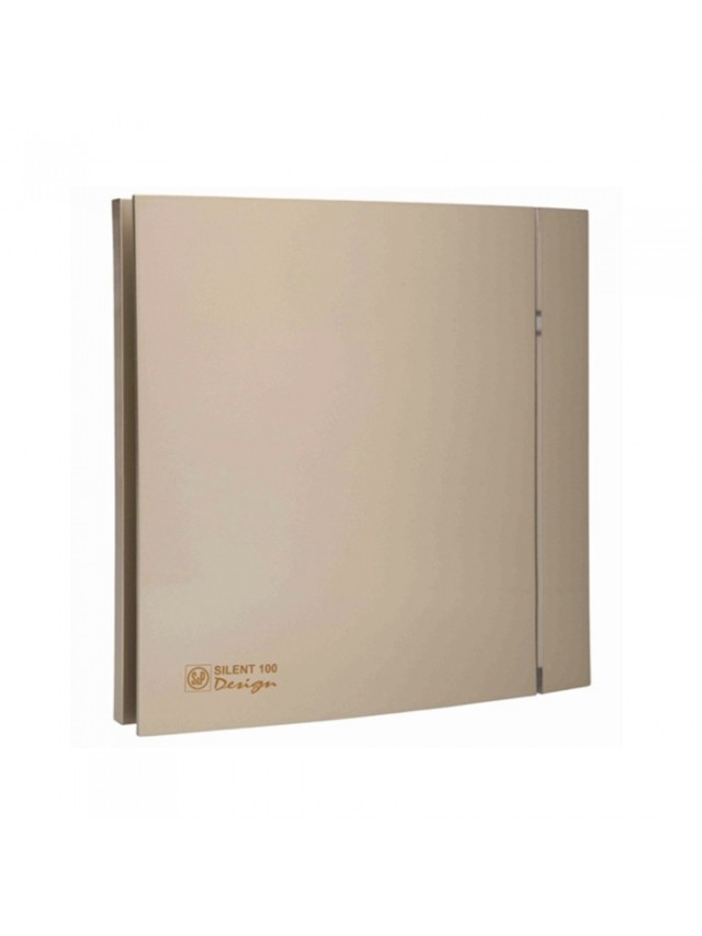 Ventilator de extracție pentru baie Soler & Palau Silent 100 CRZ Champagne Design 4C