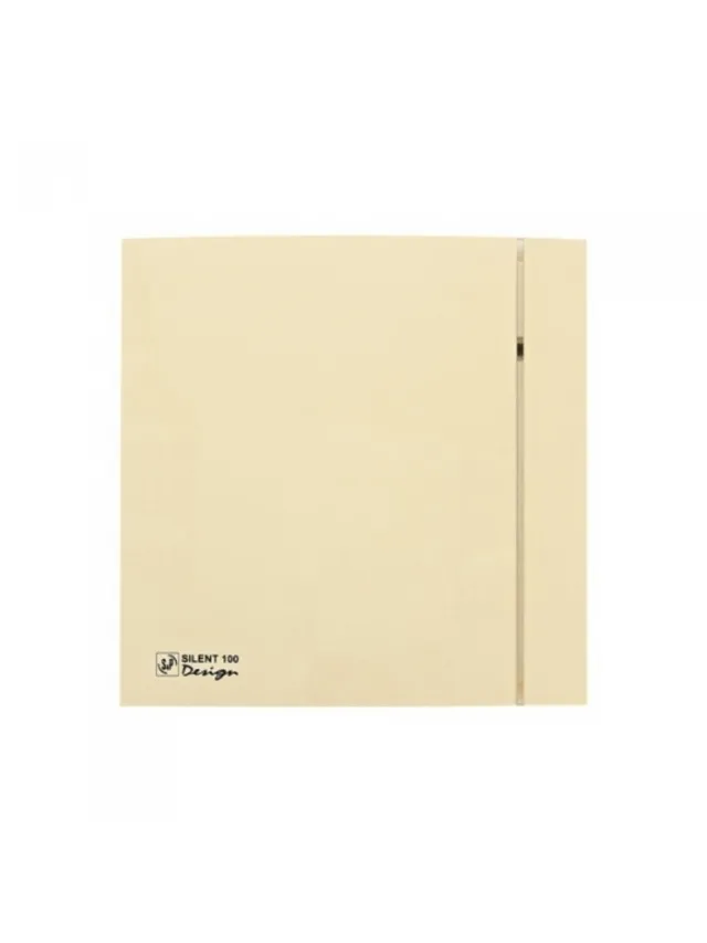 Ventilator de extracție pentru baie Soler & Palau Silent 100 CZ Ivory Design 4C