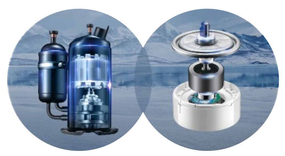 Arhitectură Compresor Carrier Crystal 18000 BTU