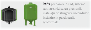Vase tampon control Reflex sisteme pompa presiune