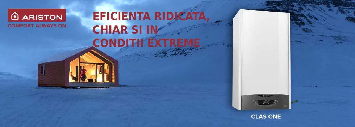 Eficiență ridicată centrală Ariston Clas One System