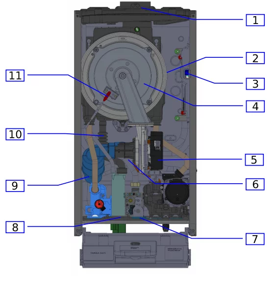 Părți componente Ariston Cares S