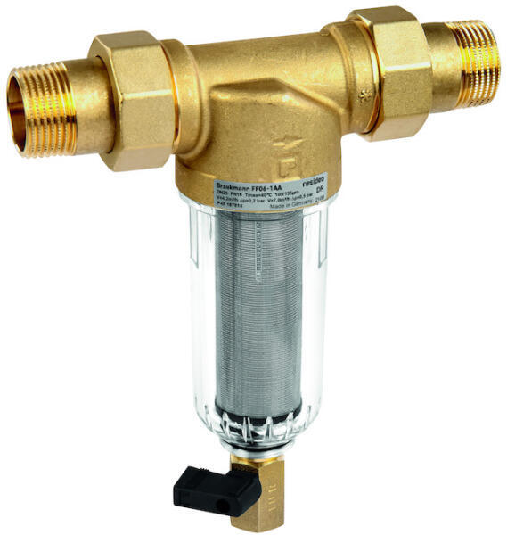 Filtru cu purjare Resideo Braukmann FF06-11/4AA 1 1/4 DN32 sită 100 microni