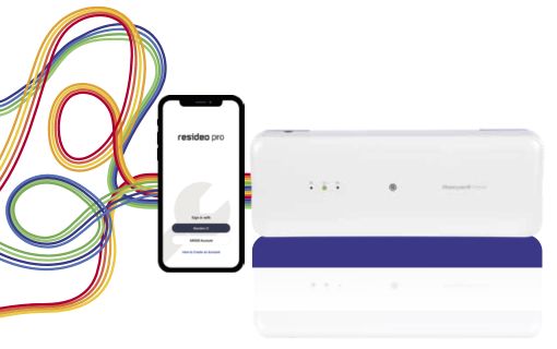 Honeywell Home HCC100 controller multi-zonă vedere produs