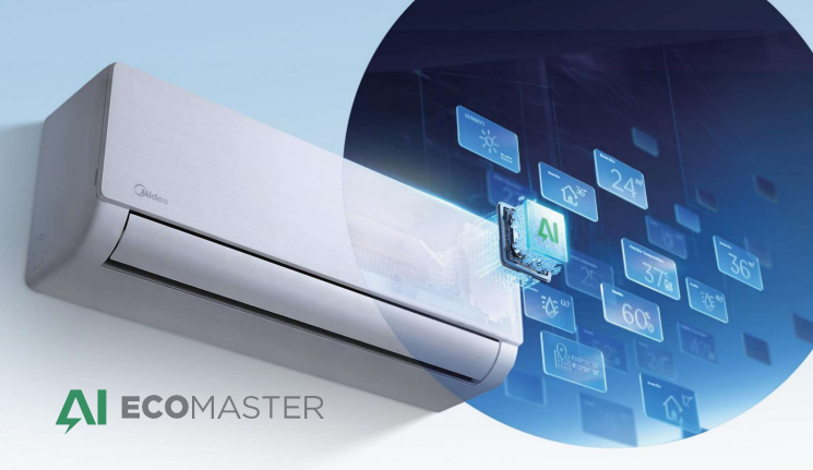 Midea Solunar Lite AI EcoMaster tehnologie inteligenta artificiala