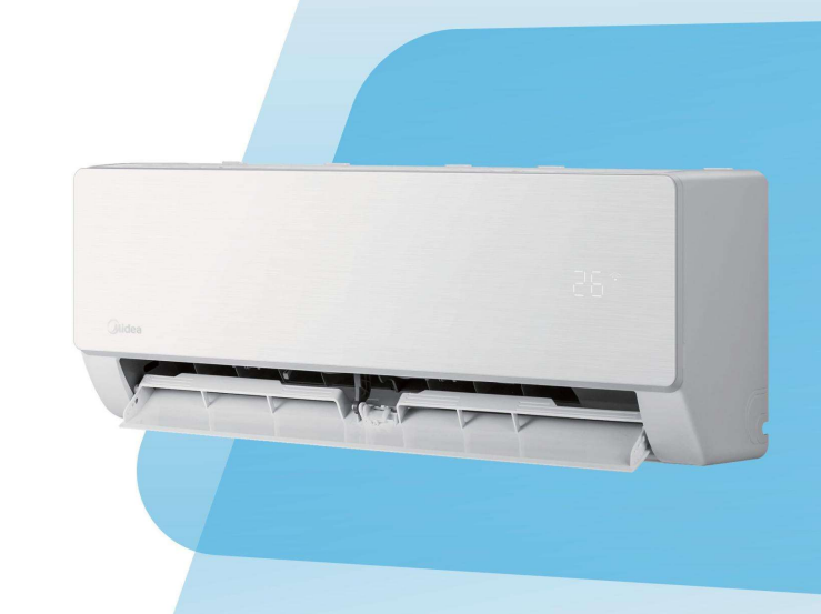 Aparat aer conditionat Midea Solunar Lite 9000 BTU inverter Wi-Fi alb design modern