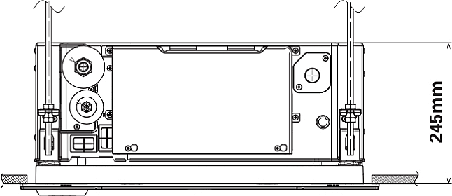 Mitsubishi Electric SLZ-M dimensiuni reduse 245mm tavan fals