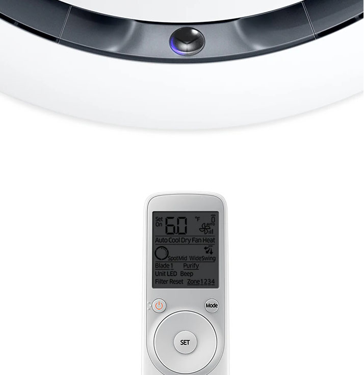 Telecomandă și display LED Samsung 360