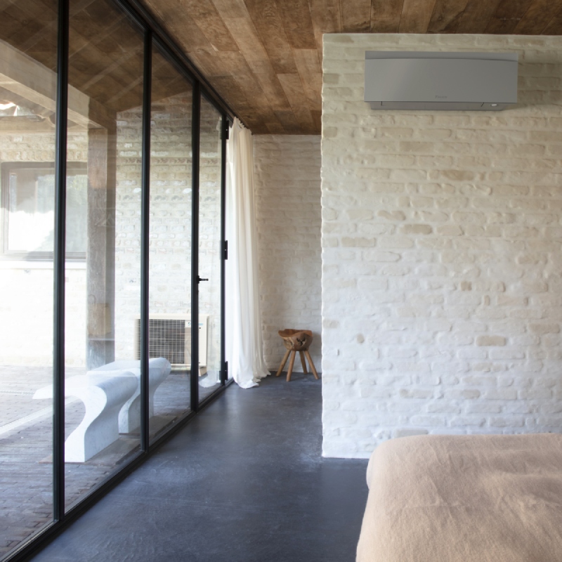Ambient multisplit Daikin Emura Black in doua camere moderne