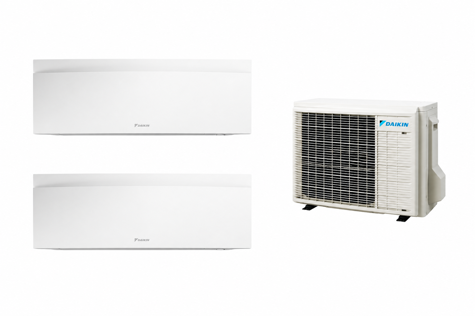Multisplit Daikin Emura White 2 zone — living și dormitor