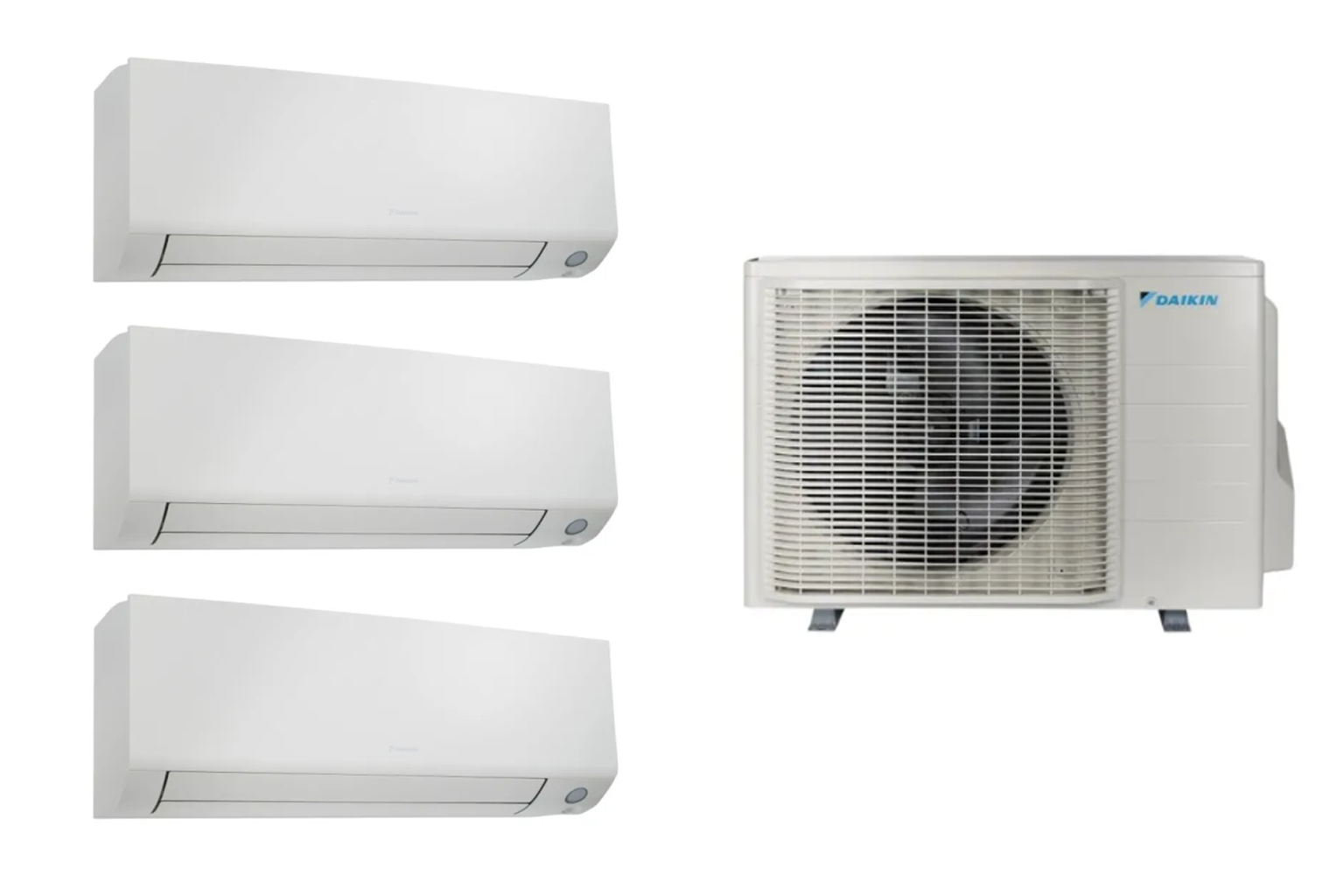 Multisplit Daikin Perfera 3xFTXM20A + 3MXM52A — sistem complet Bluevolution
