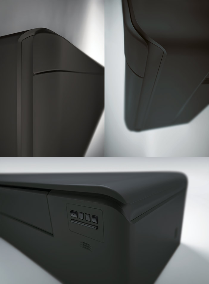 Daikin Stylish Silver 12000 BTU Perspective