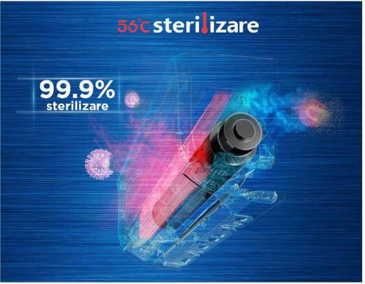 Auto-curățare cu sterilizare