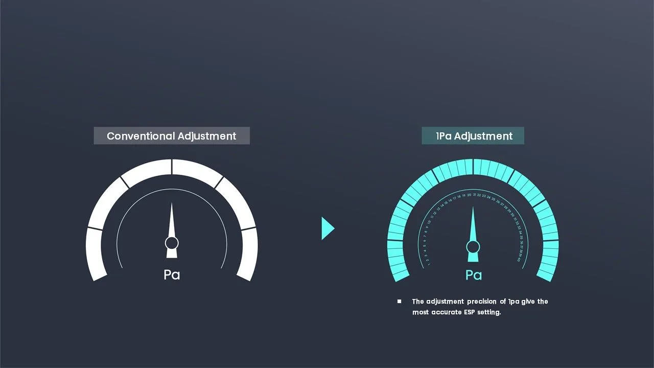 LCAC Duct 1Pa Adjustment